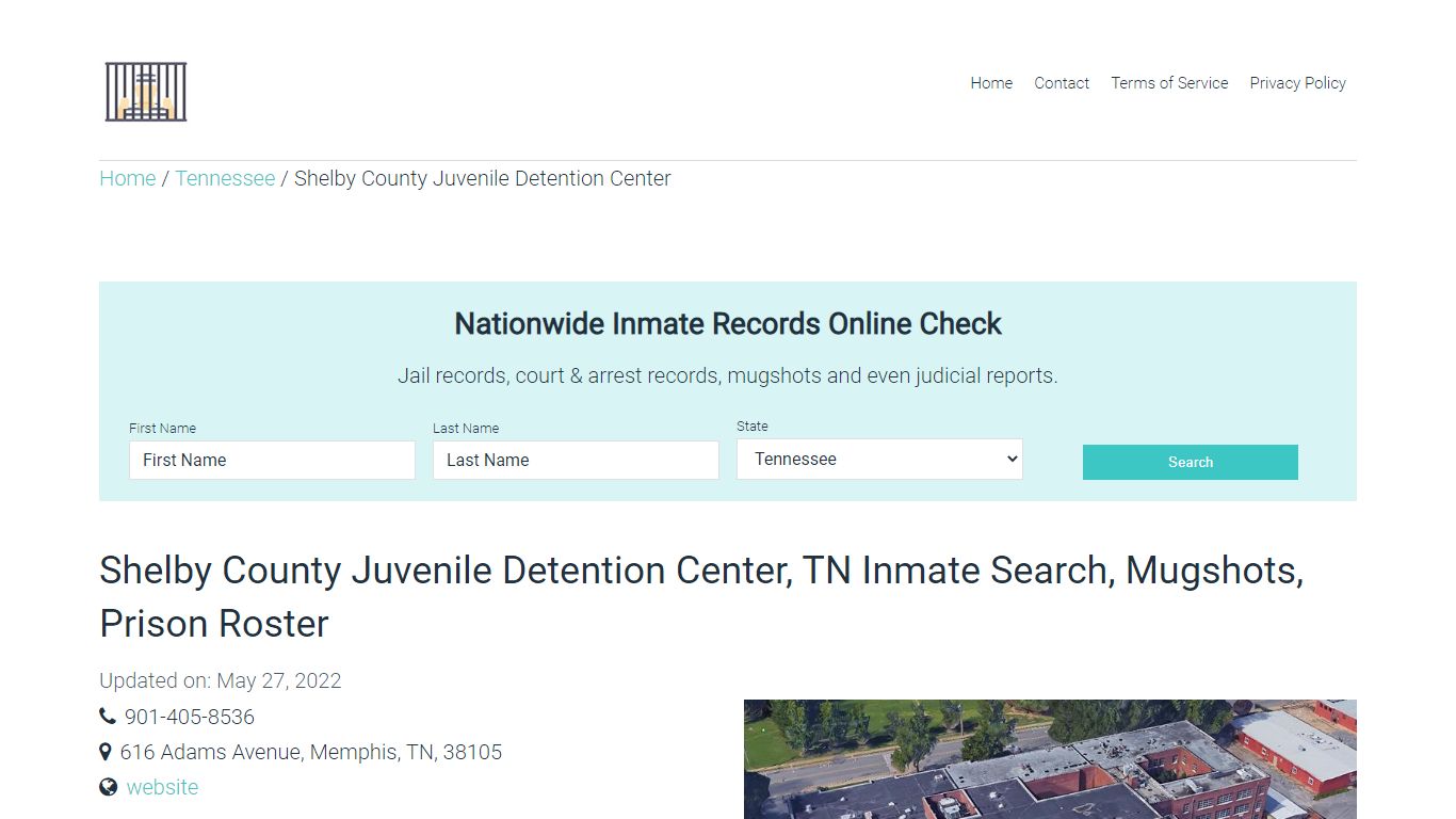 Shelby County Juvenile Detention Center, TN Inmate Search, Mugshots ...